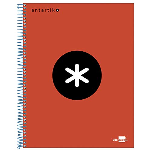 Caderno LIDERPAPERS Micro (A4 - Vermelho) Liderpapel - Cadernos e bloco de notas - a4, vermelho, 120 folhas, 5mm quadro