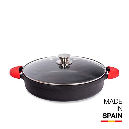 Panela Baixa Valira 4137/25 | Preto (Acessórios de cozinha) VALIRA - Panelas de molho - Ø 32 cm, preto, vidro