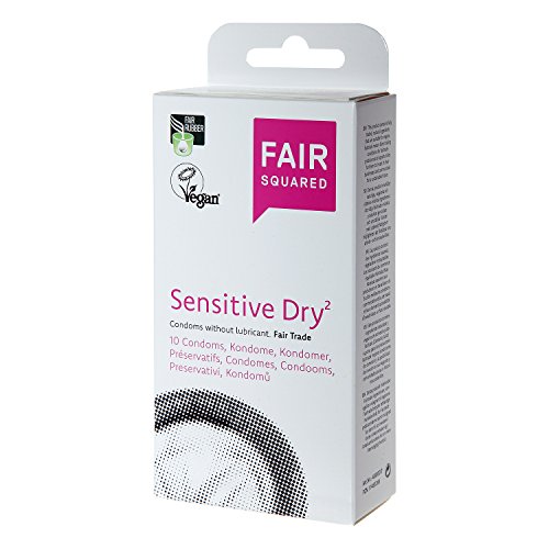 Preservativos FAIRSQUARED Sensível Vegan X10 Fair Squared - Banho e corpo - latex natural, extra-grande, ultra sensíveis, veganos
