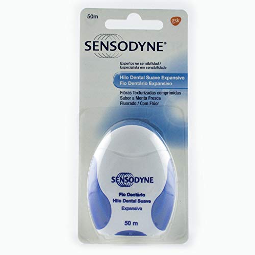 Fio Dental SENSODYNE Suave e Expansível (50 mm) SENSODYNE - Cuidados com a higiene oral - suave, expansível, 50 mm