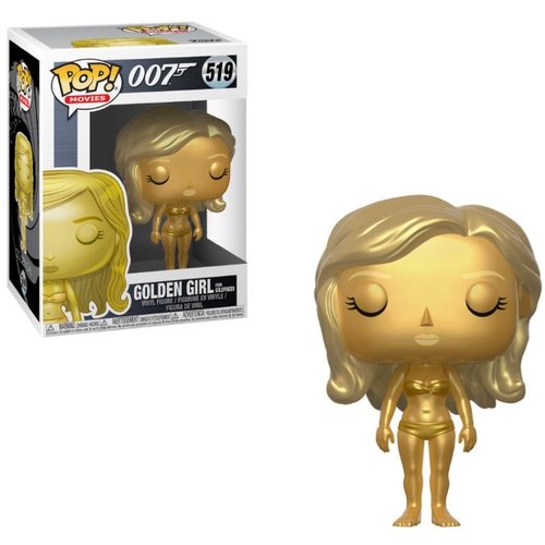 Figura FUNKO Pop! James Bond 007 - Jill Masterson as Golden Girl Funko - Brinquedos - James Bond, Jill Masterson, Golden Girl, pvc, 9 cm