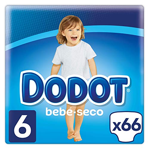 Fraldas DODOT com Canais de Ar (Tamanho 6: 13 Kg - 66 Unidades) DODOT - Banho e corpo - canais de ar, tamanho 6, 1,3 kg