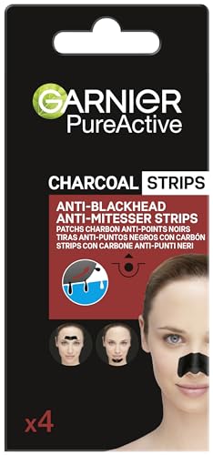 Tira de carbono para o rosto Garnier PureActive Garnier - Banho e corpo - elimina pontos pretos, purifica, desobstrui poros, suaviza textura