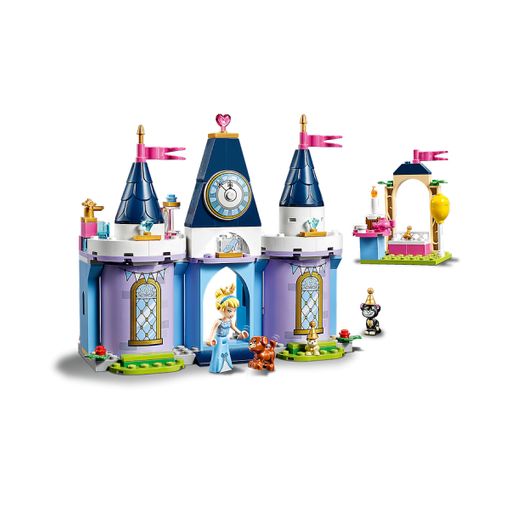 LEGO Disney - Celebración en el Castillo de Cenicienta - 43178 (Idade Mínima: 3) LEGO - Blocos de encaixe - castelo, cinderela, 4 quartos, mini-munéquima