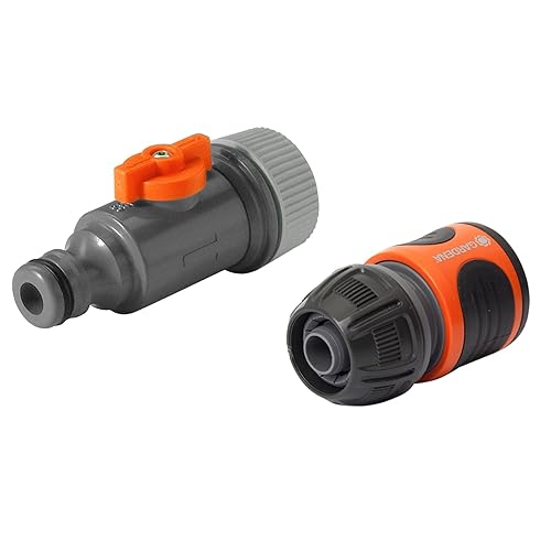 Conector para Mangueira de Água GARDENA 1989-20 Gardena - Acessórios e válvulas para mangueira de jardim - preto, pvc, conector