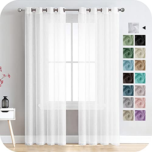 Guarda-Sol 2 Peças Branco (140 x 245 cm) MRTREES - Cortinas e cortinados - branco, algodão, 140 x 245 cm