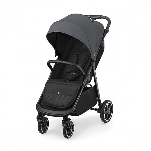 Carrinho de Bebé KINDERKRAFT Route (Preto - 0-36M) KINDERKRAFT - Móveis para bebês e crianças pequenas - rodas macias, anti-pinos, barra de segurança, parasol ajustável
