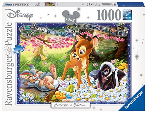Puzzle RAVENSBURGER IBERICA Disney: Bambi (Idade Mínima Recomendada: 14 anos - 1000 Peças) Ravensburger - Quebra-cabeças de encaixar - puzzle, ravensburger, disney, bambi, idade mínima recomendada, 1000 peças