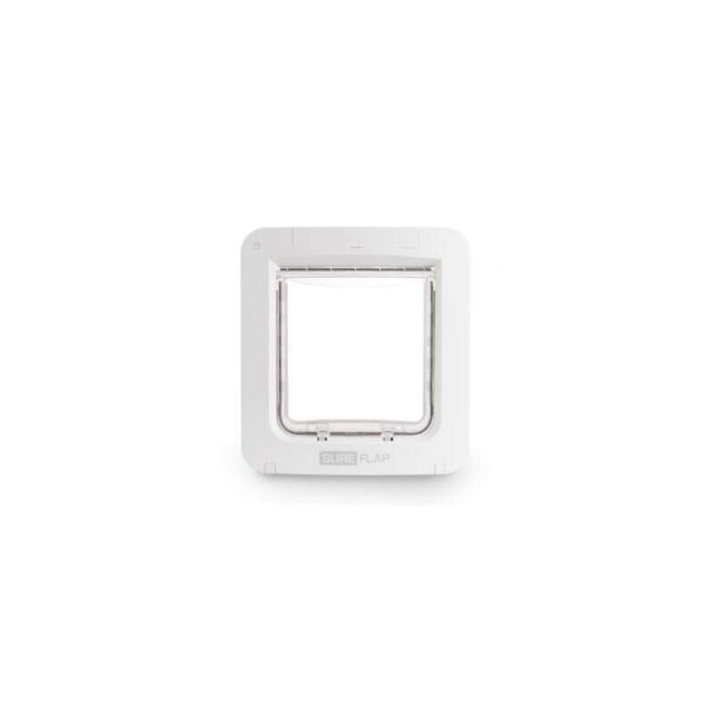 Portão para Cães SUREFLAP Grande (Branco) Segula - Portas para animais de estimação - grande, branco, alumínio