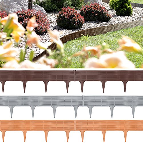 Conjunto de 100 Acessórios para Corte de Relva DEUBA Deuba - Limites e bordas de jardim - 100 acessórios, plástico, corte de relva