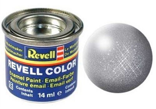 Tinta em Esmalte REVELL Cor de Aço Metalizado (21.6ml) Revell - Tinta - metalizado, 21.6ml