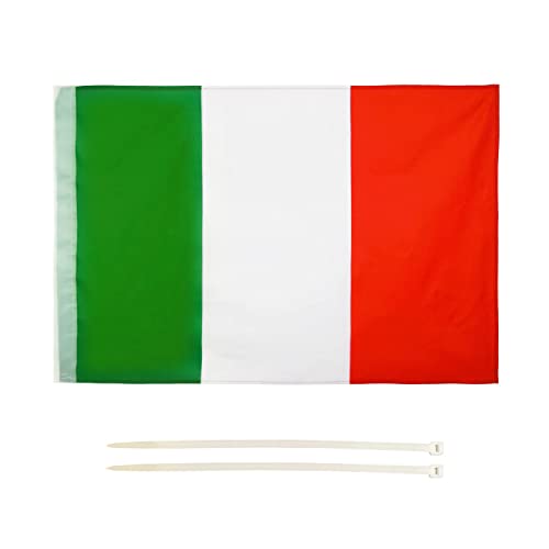 Bandeira LEIVESTE Tricolor Itália 2 Cordas (90x150cm) LEIVESTE - Bandeiras e cataventos - italia, 2 cordas, 90x150cm, tecido digital