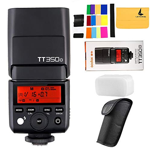 Flash GODOX TT350O 2.4G HSS TTL GN36 (NG: 60) GODOX - Flashes de câmera - flash, godox, tt350o, 2.4g, hss ttl gn36
