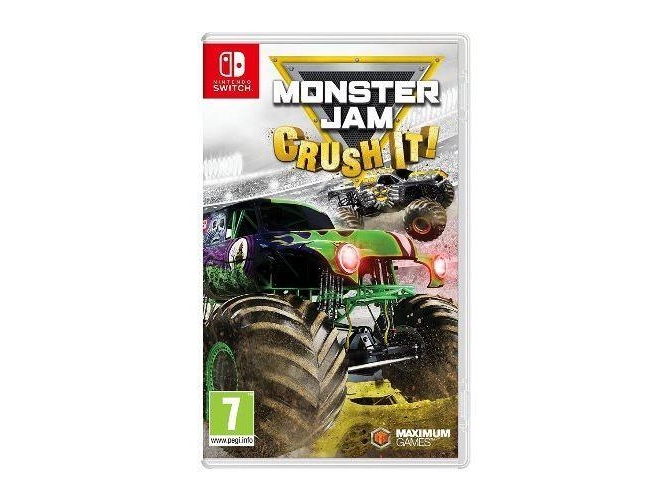 Jogo de Tabuleiro MONSTER JAM Crush it! (Idade Mínima Recomendada: 4 anos) BADLAND - Software de jogos de vídeo - monster jam, camiões, jogabilidade simples, controle fácil
