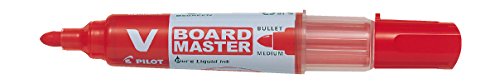 Marcador de Quadro Branco PILOT Vboard Master Vermelho Pilot - Marcadores e marcadores de texto - quadro branco, tinta líquida, vboard master, vermelho