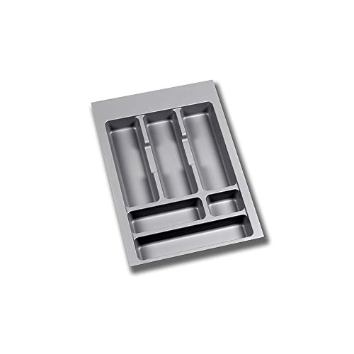 Suporte para Talheres EMUCA Cesto (Branco) Emuca - Organizadores de utensílios e talheres - plástico, branco, recortável