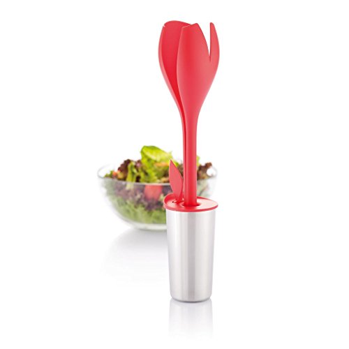Conjunto de Talheres XD DESIGN Tulipa Vermelho Xd Design - Jogos de talheres - 5 peças, aço inoxidável, vermelho, floral