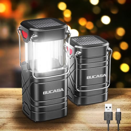 Lanterna para Campismo BUCASA Solar Lantern BUCASA - Luzes e lanternas de acampamento - lanterna, campismo, solar