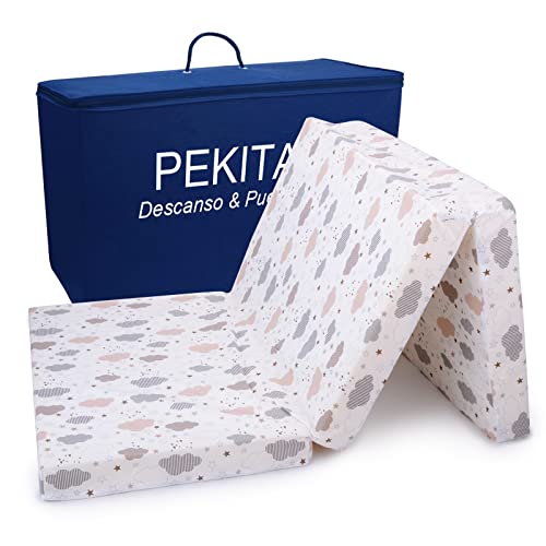 Colchão de Viagem PEKINATS (Poliéster - 60 x 120 x 6 cm) Pekitas - Colchões - poliéster, 60x120x6 cm