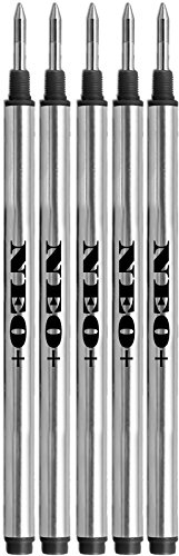 Recargas para Canetas Neo+ 5 Unidades Preto NEO+ - Tinta e recargas de caneta - recarga, caneta, tinta preta, montblanc, LAMY, pincel