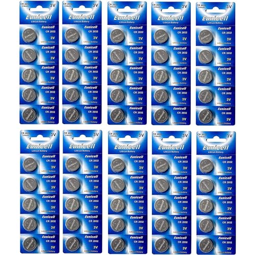 Pilha Recarregável PANASONIC CR2032 DL2032 Eunicell - Baterias - litio, cr2032, 210 mAh, cilíndrico