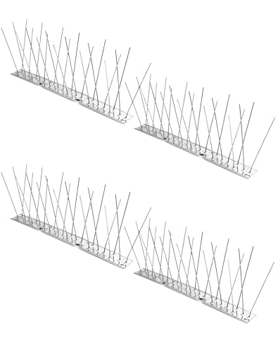 Conjunto de 4 Picos Anti-Mosquitos para Janela Qwork QWORK - Repelentes - anti-moscas, janela, conjunto