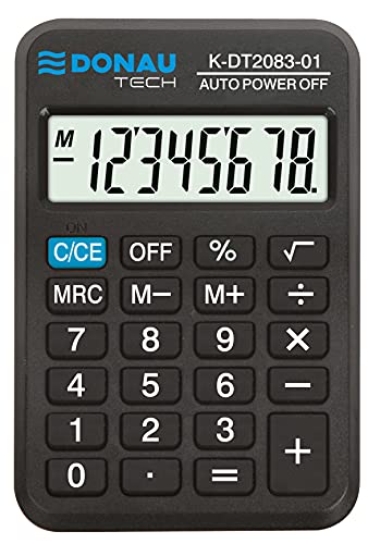 Calcular Donau Tech/K-DT2083-01 Preto (Calculadora) PBS Connect Polska - Calculadoras - preto, backlight, 8 linhas, com fios