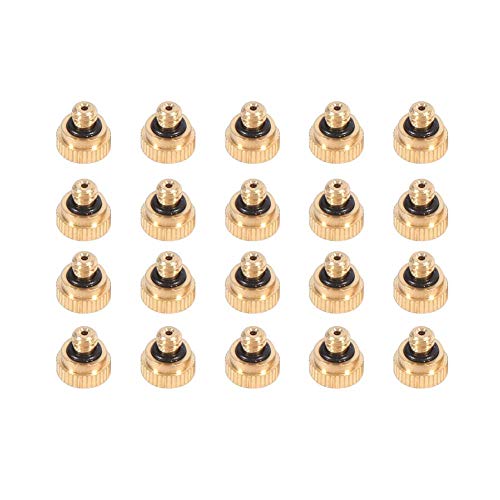Misting Spray Nozzles 0.4 Mm 20 Pcs BRASS Solomi - Bicos de pulverização de mangueira de jardim - latão, 0.4 mm, 20 pcs, brass
