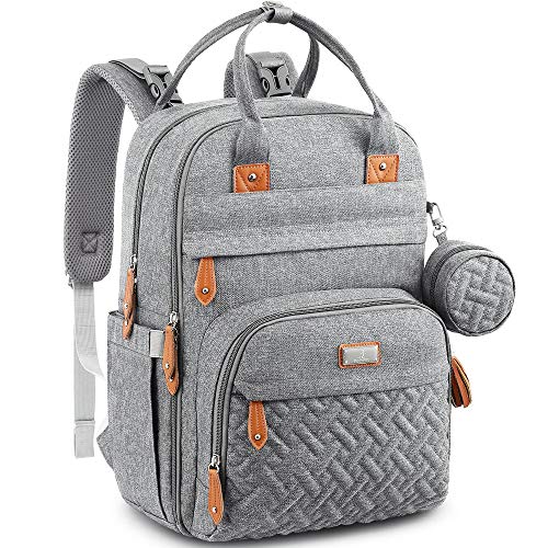 Mochila BABBLEROO Diaper Bag Cinzento (33 x 10.5 x 25 cm) BabbleRoo - Sacolas de fraldas - diaper bag, cinzento, 33x10.5x25cm