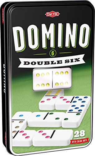 Jogo de Tabuleiro TACTIC Domino Double 6 Tile-based (Idade Mínima Recomendada: 8 anos) Tactic - Jogos - domino, sequência, 8 anos