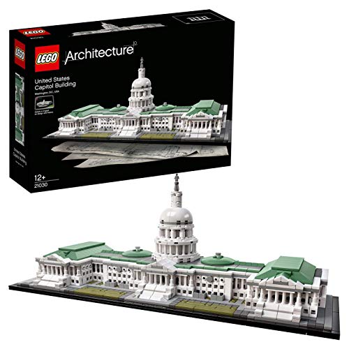 LEGO Architecture - Capitol Building - 21030 (Idade Mínima: 16) LEGO - Blocos de encaixe - lego, arquitetura, capitol building, 21030