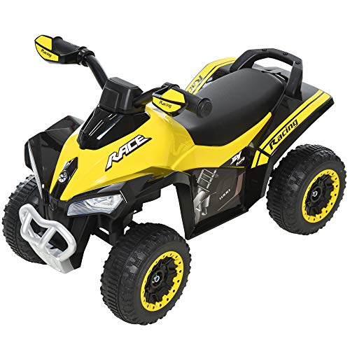 Andador para Bebé HOMCOM com Luzes e Música HOMCOM - Veículos de empurrar e pedalar - luzes, música, quad 4x4, rodas grandes