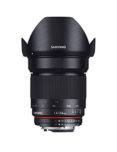 Objetiva SAMYANG 24mm F1.4 ED AS IF UMC (Encaixe: Sony E - Abertura: f/22 - f/1.4) Samyang - Lentes de câmera - 24mm, f/22, f/1.4, samyang