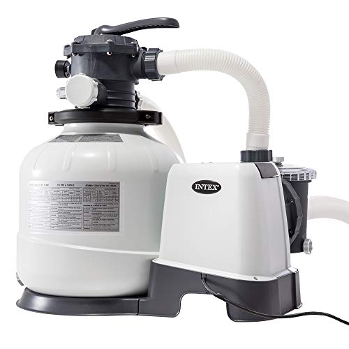 Filtro de areia para piscina INTEX Krystal Clear 10.500 l/h - 0,6 HP INTEX - Bombas de hardware - filtro, areia, piscina, krystal clear, 10500l/h, 0.6hp
