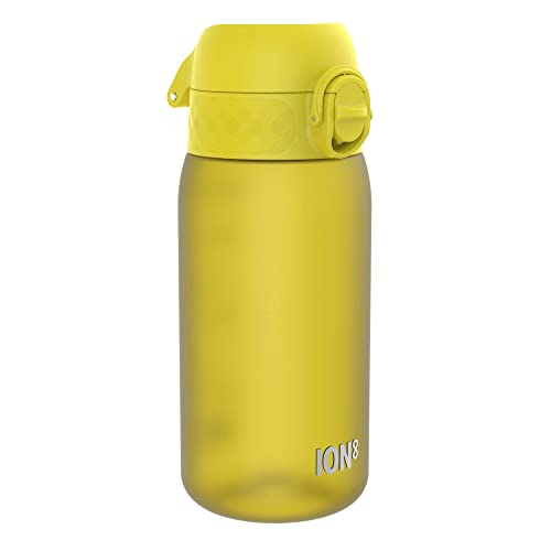 Garrafa de Água ION8 Kids (350 ml - Transparente) ion8 - Garrafas de engarrafamento - 350ml, plástico BPA-free, fácil de limpar, proteção contra derrames
