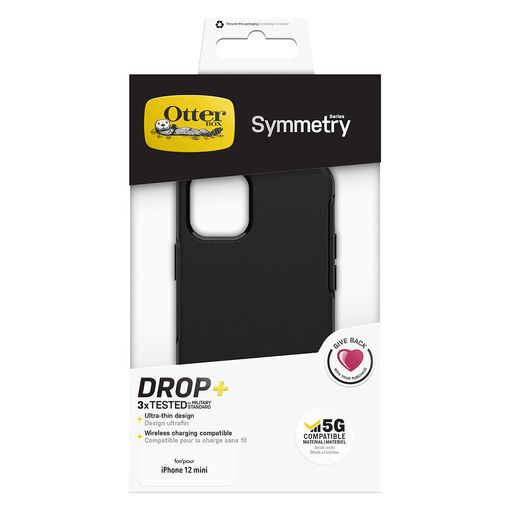 Capa iPhone 12/12 Pro OTTERBOX Symmetry Preto Otterbox - Capas para telemóveis - iphone 12, iphone 12 pro, preto