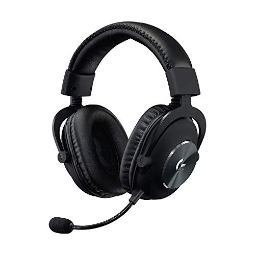 Auscultadores Gaming LOGITECH Pro X (Com fio - Com Microfone - RGB - Preto) Logitech G - Fones de Ouvido com Microfone - com fio, com microfone, rgb, preto