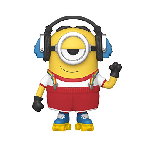 Figura FUNKO POP! Minions 2: Rise Of Gru- Roller Skating Stuart Funko - Bonecos de ação e brinquedo - funko pop, Minions, rise of gru, roller skating stuart, vinil, 9 cm