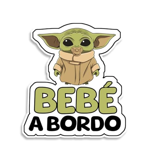 Bratikishop Sticker Car Baby on Board Yoda Bratikishop - Materiais de arte e artesanato - bratikishop, sticker, car, baby, on board, yoda