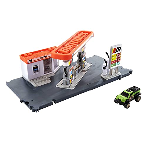 Brinquedo sobre Rodas HOT WHEELS Matchbox Action Drivers Matchbox Fuel Station Playset (3 anos) MATCHBOX - Conjuntos de brinquedos - brinquedo, rodas, Hot Wheels, matchbox, action drivers, fuel station