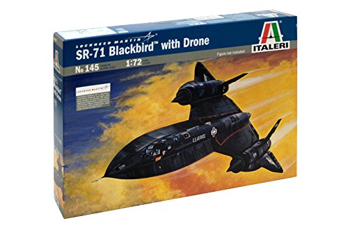 Modelo de Avião ITALERI SR-71 Blackbird (Idade Mínima: 14) Italeri - Kits de modelos em escala - plástico, 14+, 1/72, sr-71 blackbird