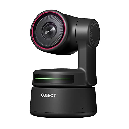 Webcam Logitech OBSBOT Tiny PTZ - Preto (Webcam) REMO TECH - Câmeras de vigilância - 3840x2160, 30 fps, PTZ, 120°/s