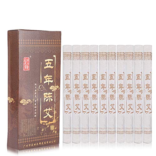 10 Unidades de Palitos de Moxa Puro 5 Anos Chen Ai HUAI RUM Huairdum - Eletrodomésticos - palitos, moxa puro, 5 anos