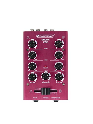 Misturador de Áudio OMNITRONIC Gnome 202 (Preto) Omnitronic - Áudio - omnitronic, preto