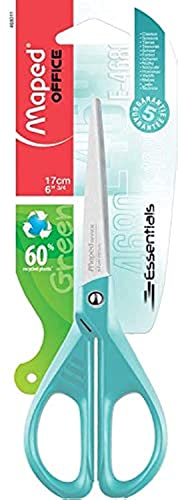 Tesoura MAPED ESSENTIALS (Azul - 17cm) Maped - Ferramentas de corte e relevo para artesanato - azul, 17cm