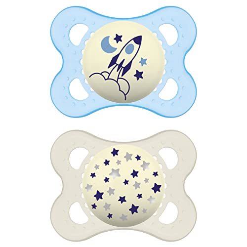 Chupetas MAM Silicone Natural e Brilhantes (0-3 meses) MAM - Chupetas e mordedores - silicone, natural, brilhante, 0-3 meses