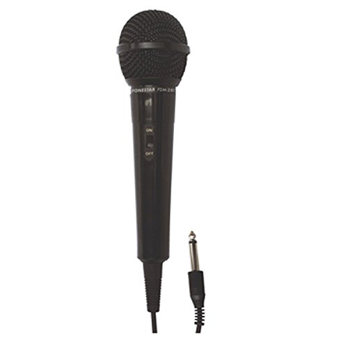 Microfone de Brincar FONESTAR FDM-281 (Preto) FONESTAR - Microfones - microfone, dinâmico, unidireccional, sensibilidade, abs, preto