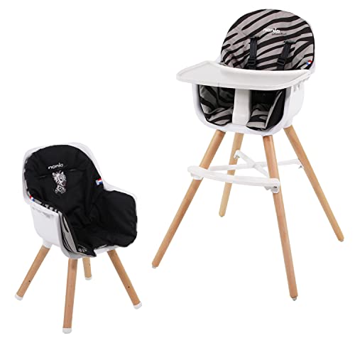Cadeira de Alimentação NAINA Paulette Zebra nania - Móveis para bebês e crianças pequenas - cadeira, alimentação, naina, paulette, zebra