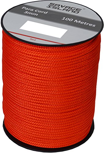 Bobina de Paracord SAVAGE ISLAND 100M (100 m) Savage Island - Cabos e cordas de hardware - bobina, paracord, savage island, 100m