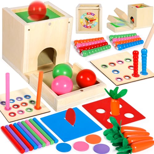 Jogo Didático PURPLEDI Purpledi 6 em 1 (Idade Mínima: 2) Purpledi - Brinquedos - 6 atividades, desenvolvimento físico, psicológico, crianças a partir de 2 anos
